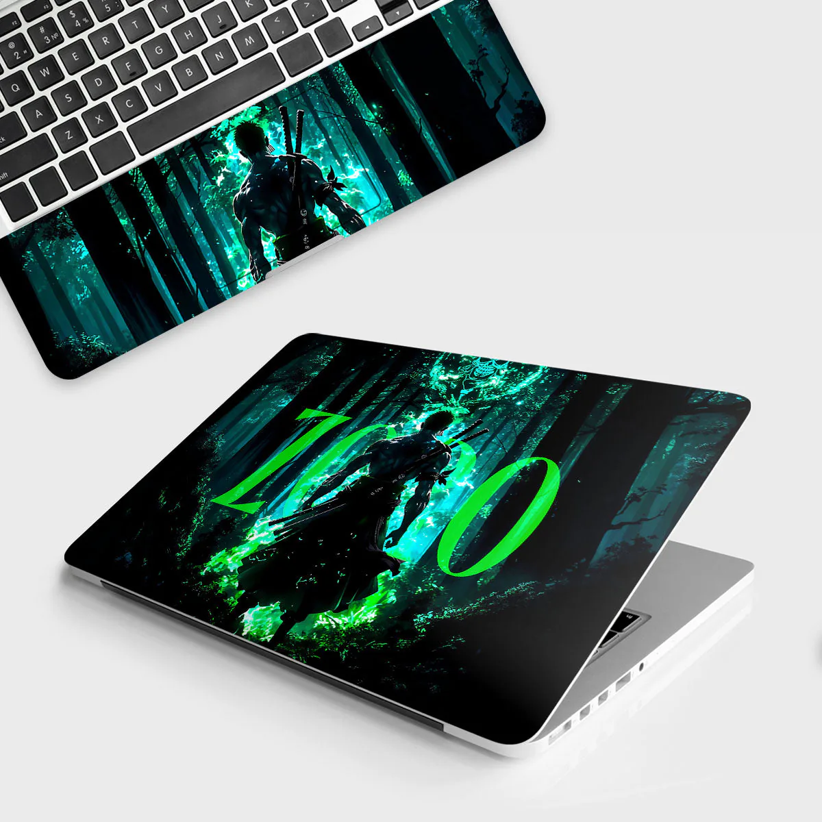 Zoro laptop skin - Anime vinyl skin by Thuk Store